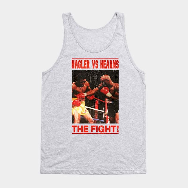 HAGLER VERSUS HEARNS THE FIGHT 80S Tank Top by alfapromo71